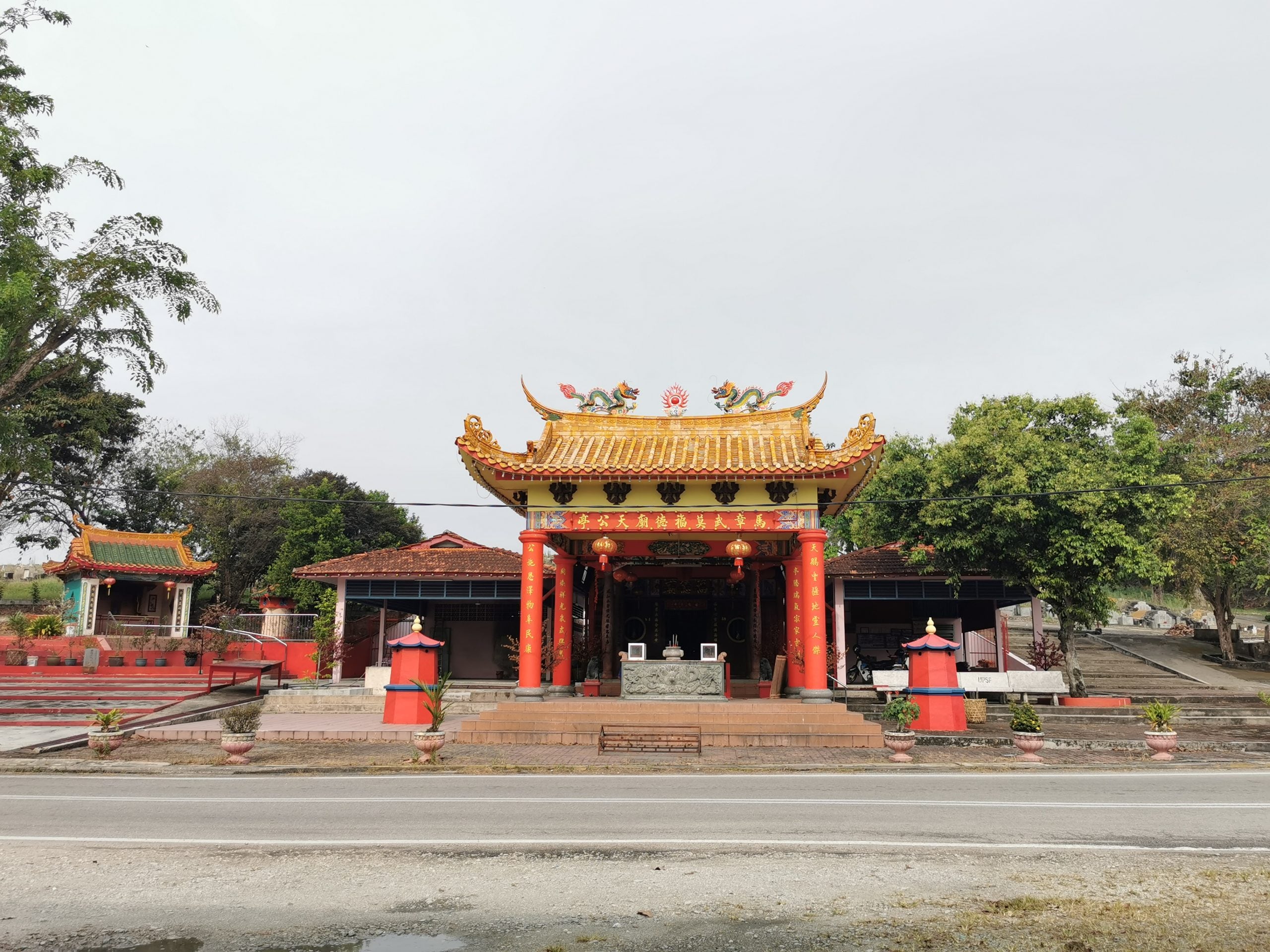 (大北马)逾百年来首遭遇火患,大伯公庙疑遭纵火