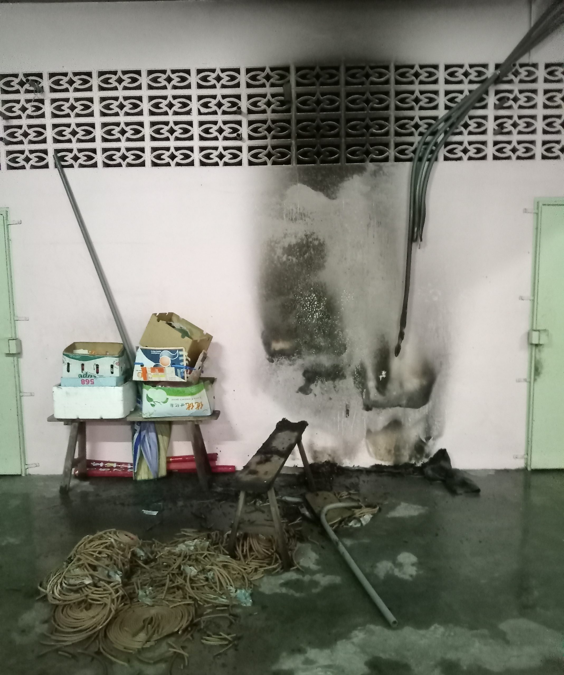 (大北马)逾百年来首遭遇火患,大伯公庙疑遭纵火