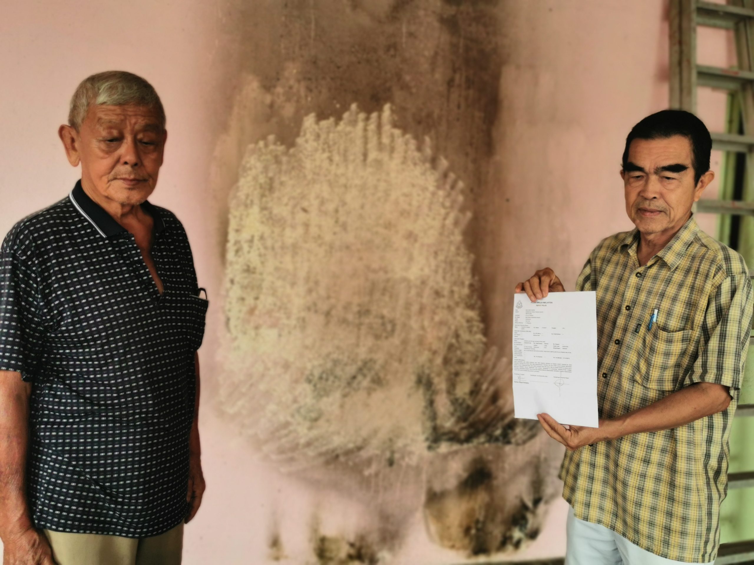 (大北马)逾百年来首遭遇火患,大伯公庙疑遭纵火