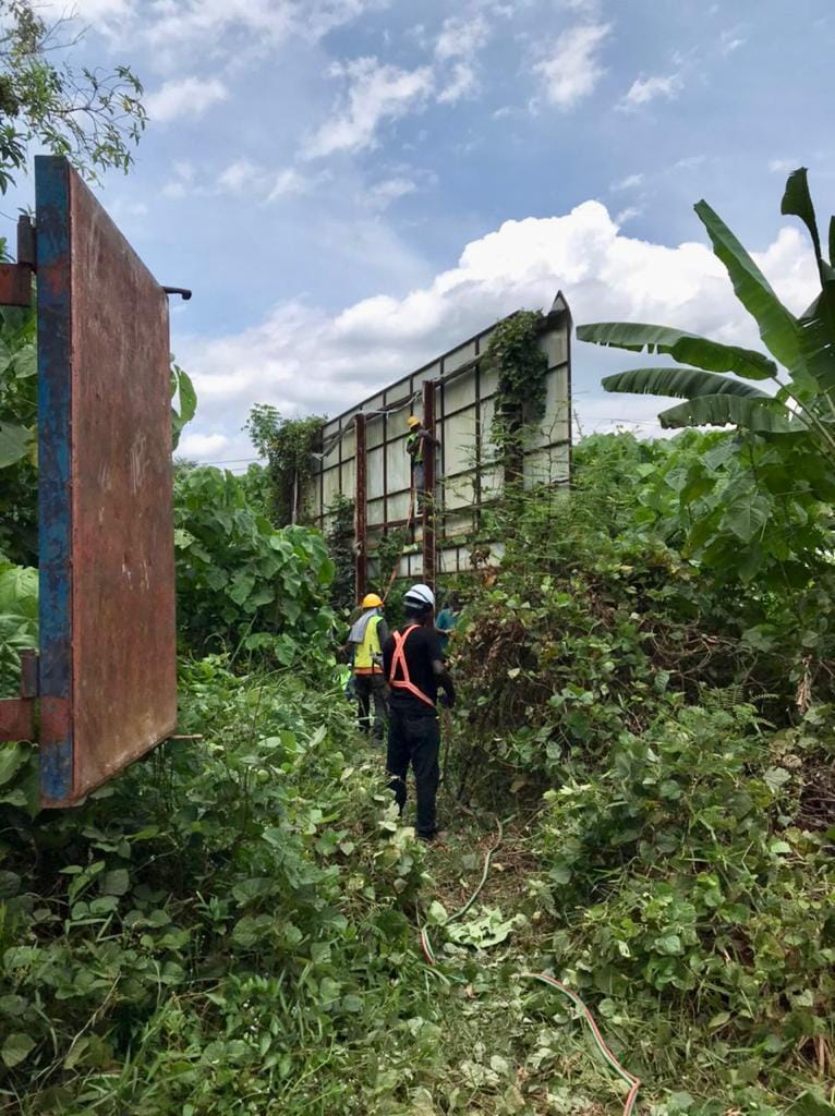 大都会:乌雪市议会拆非法巨型广告牌/7图