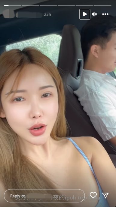 开BMW自动驾驶到怡保玩·女网红拍男友睡觉手没放方向盘