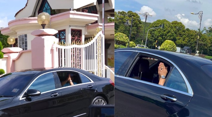 扎希今早会唔甲元首3小时 离开时微笑不语