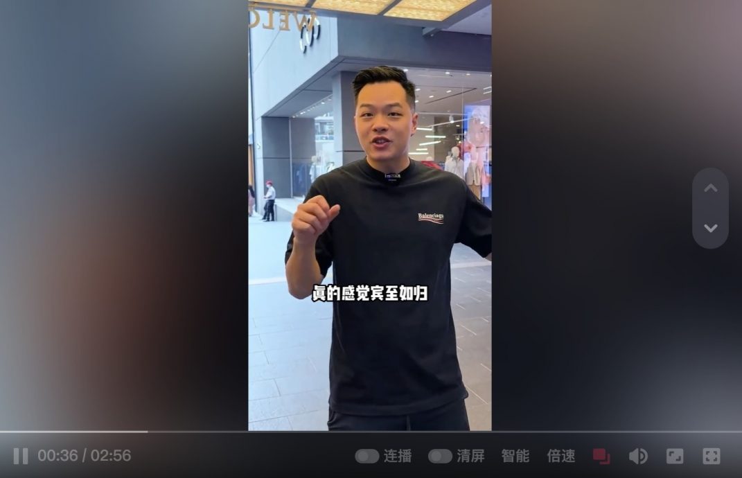 挑战在大马只说华语 中国博主赞叹:完全没问题!