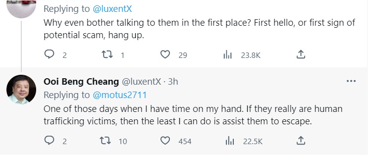 接到诈骗电话没谩骂对方 华男：你在缅甸？我能救你吗？