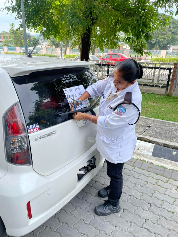 提供110%服务正能量 女保安为医院注入暖流 