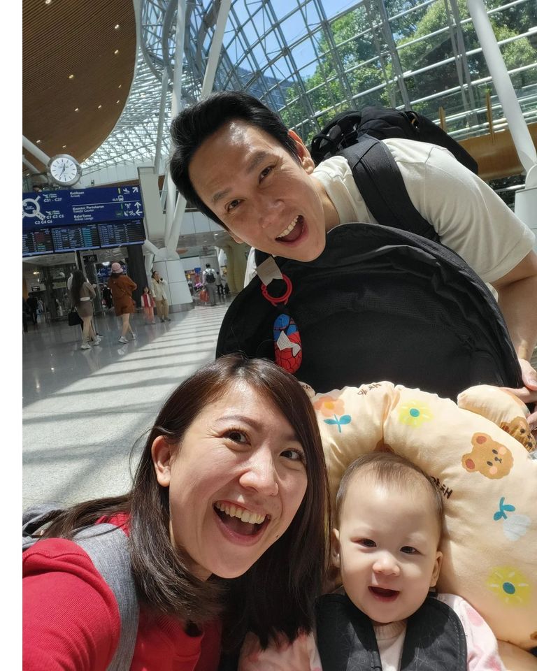 携夫带娃齐飞日本赏樱 萧慧敏关萃汶晒照有亮点