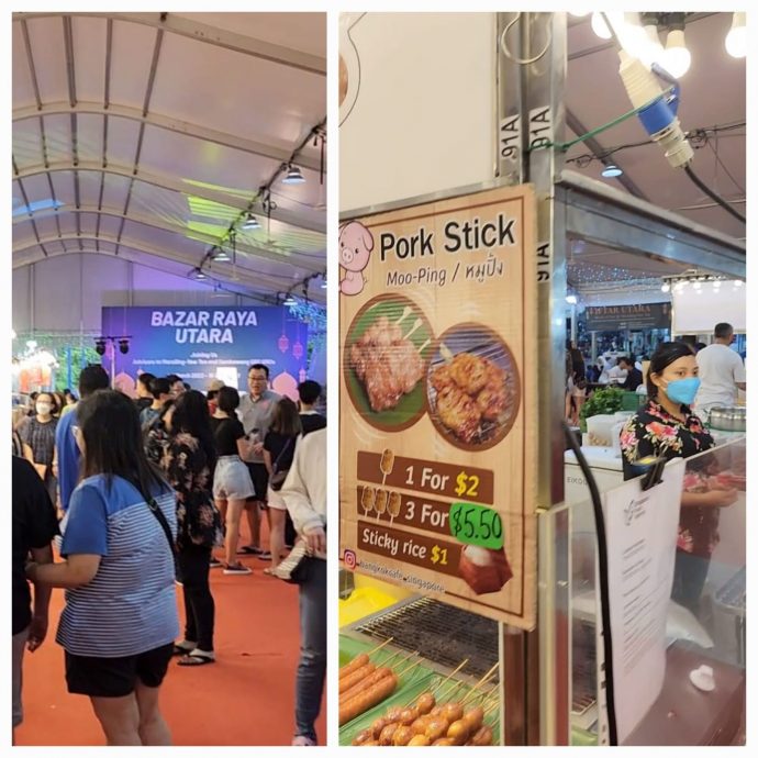 斋戒月市集出现猪肉串!主办单位:已立即叫停卖