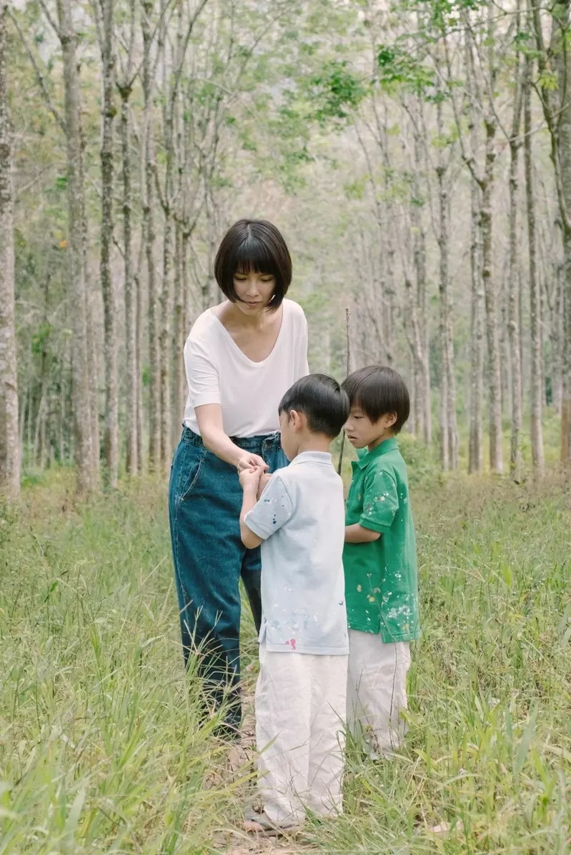 李心洁6岁双胞胎儿正面照曝光