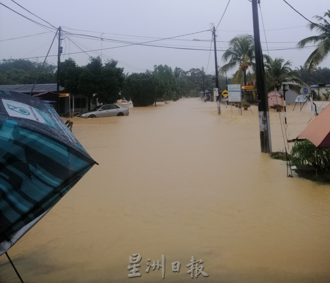 柔︰ 河水迅速暴涨入侵  彼咯百户连夜撤离