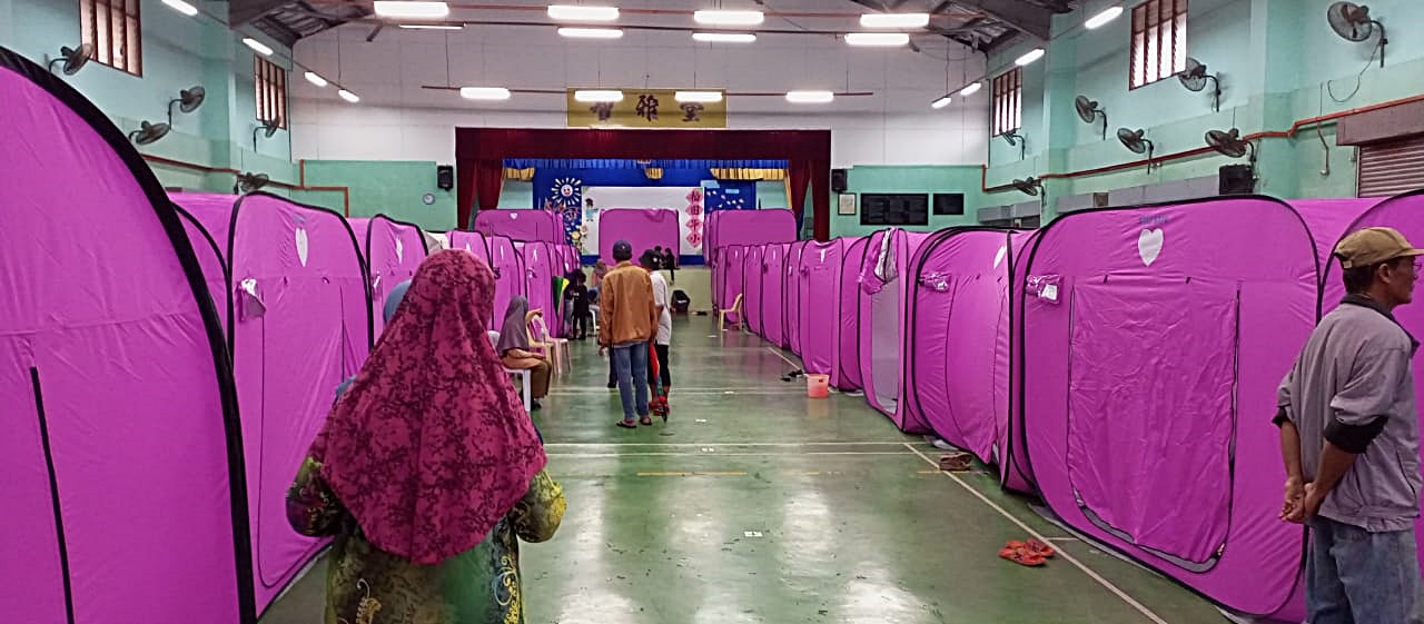 柔: 大马教育文凭试遇水灾 武吉峇都灾民一波三折