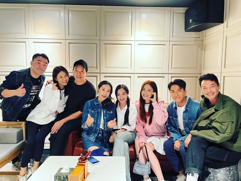 汤洛雯带马国明出席《爱‧回家》饭敍　