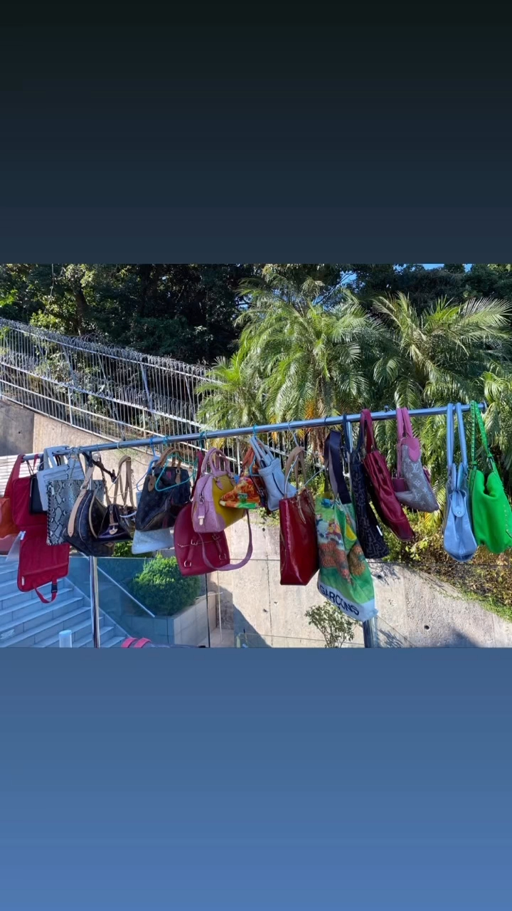  汪明荃晒咸鱼式保养包包  解锁新技能遭误例行晒包