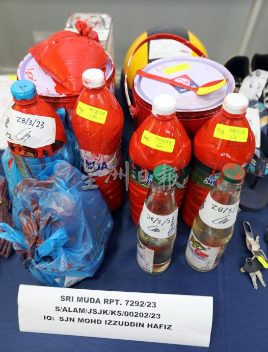 沙亚南警捕9名阿窿跑腿