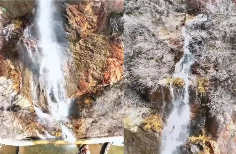 瀑布是假的!风景区承认“用水管放水” 要游客“看破不说破”