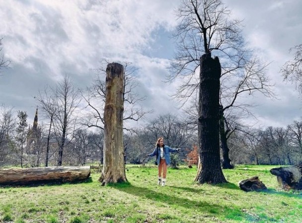 爱相随到英国挺男友 黄心颖首与泥鯭同框