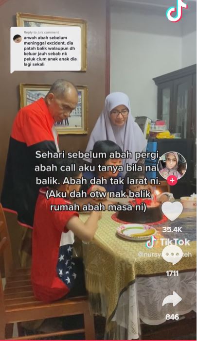 父亲逝世前一晚逐个道别 女儿:他像预知要走了…