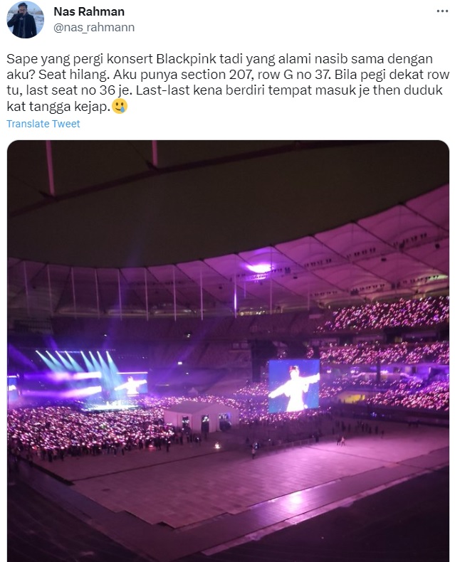 独家|花RM480买不存在座位 律师怒告Blankpink主办方索赔