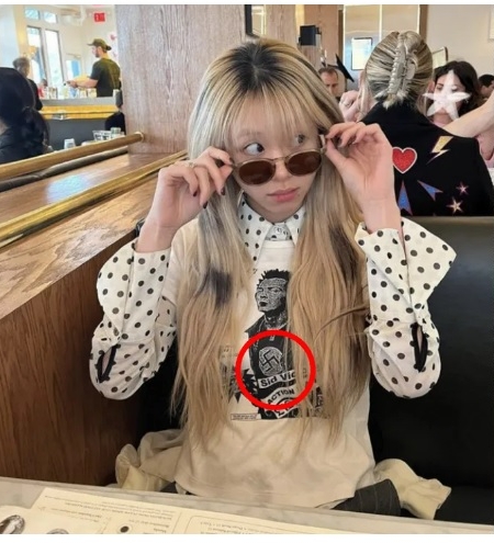 穿纳粹标志T恤挨轰 彩瑛@TWICE删照道歉