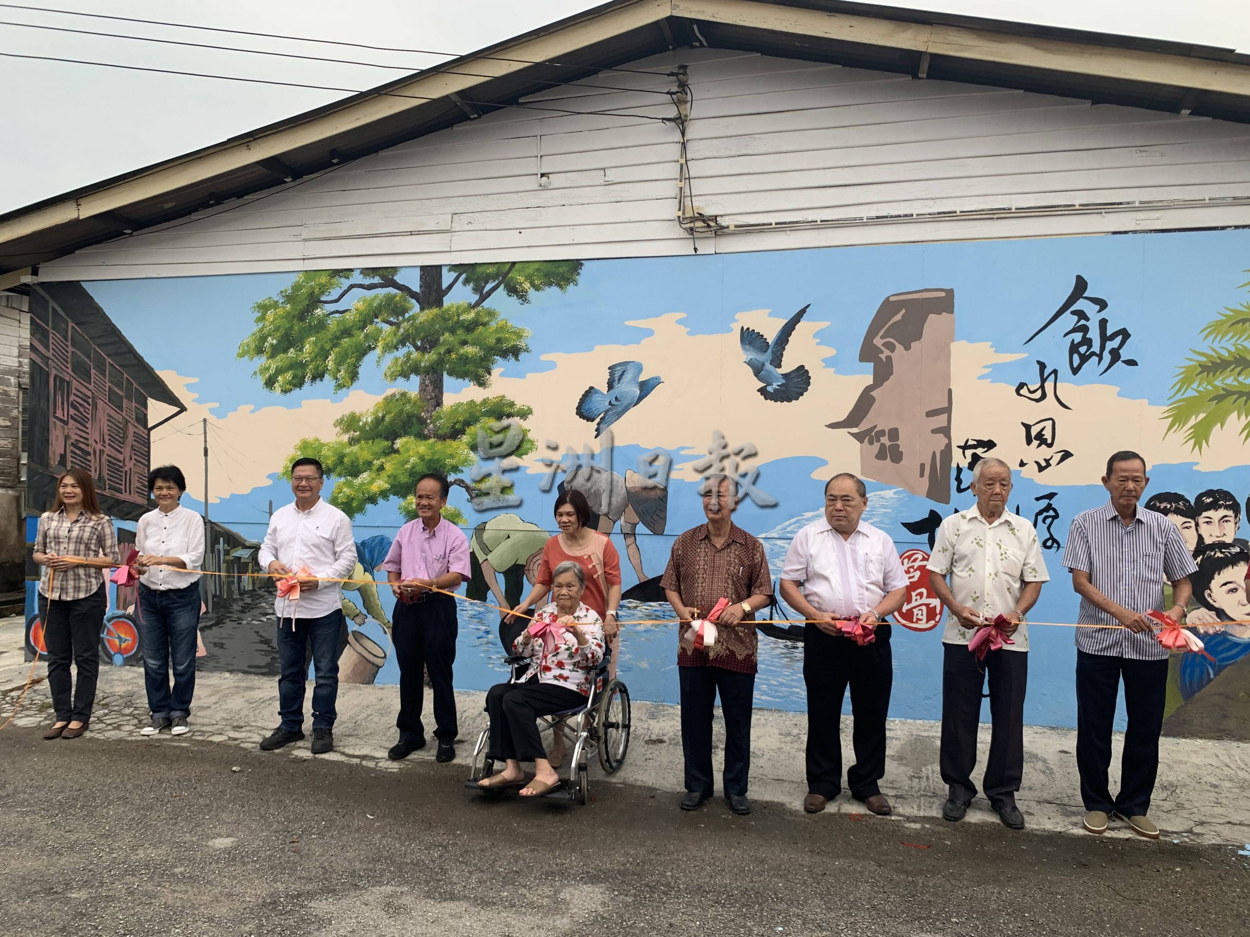 芦骨第一幅壁画诞生，盼成文化旅游城镇