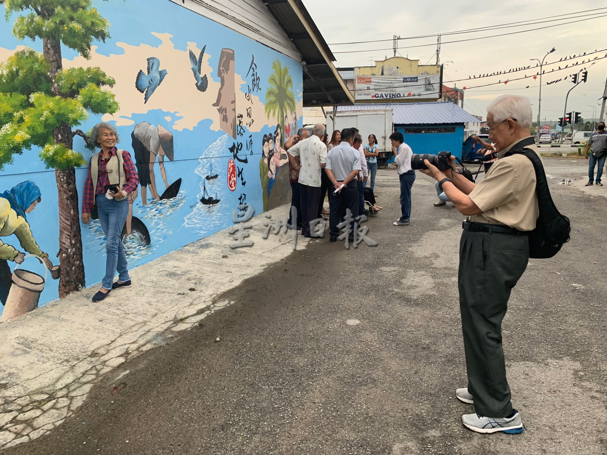 芦骨第一幅壁画诞生，盼成文化旅游城镇
