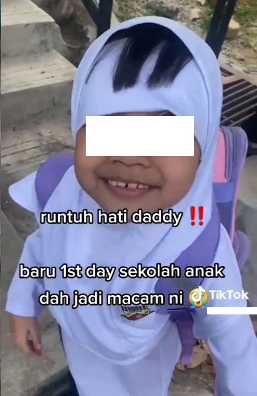 视频|上学戴头巾放学换了样 父好笑：“变雷纳多发型”