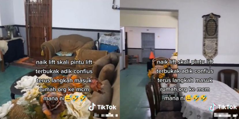 视频|出组屋电梯看见沙发餐桌 送货员傻眼“以为进错屋”