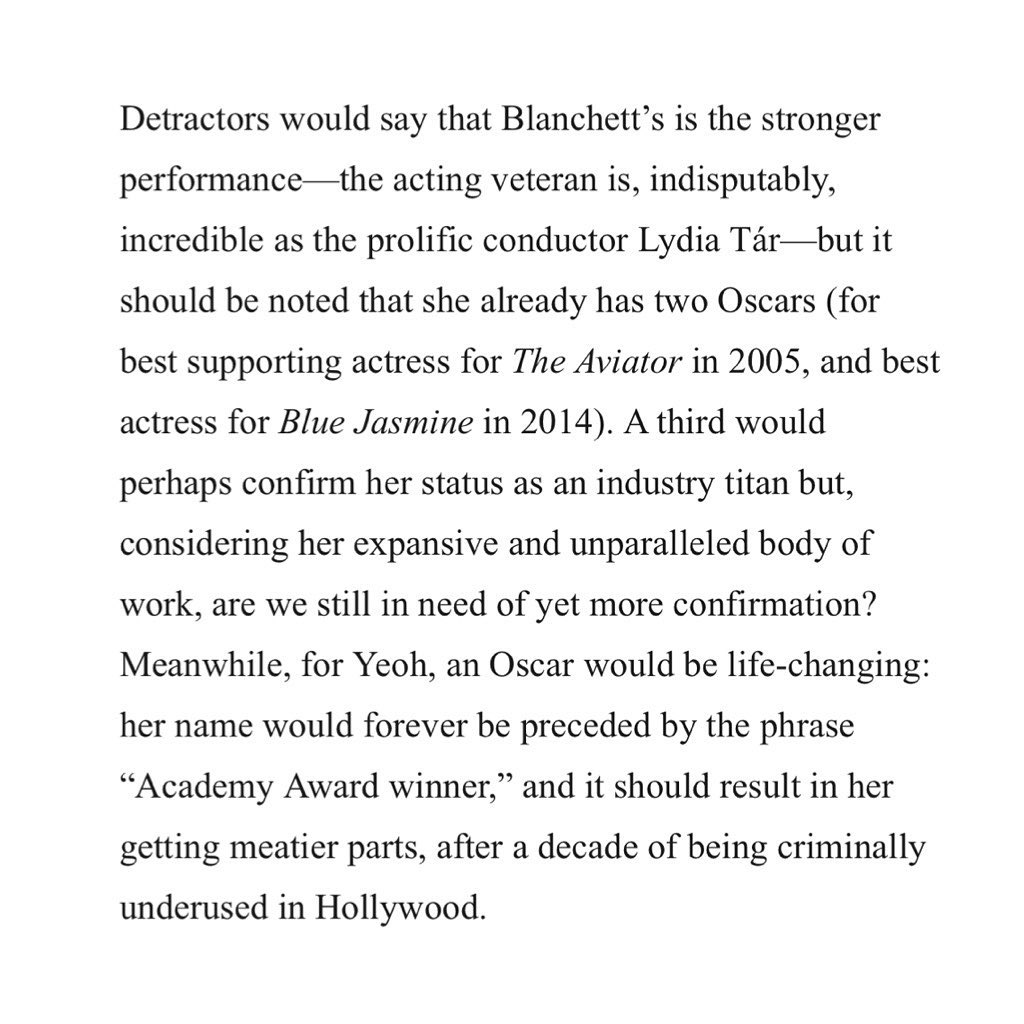 踩雷违反奥斯卡规则 杨紫琼挨轰急删推文