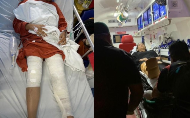 骑摩托被车撞致骨裂 少女:车主没车险 我不能索赔