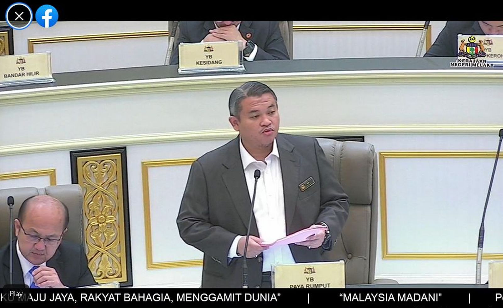 (古城第七版主文)州议会-甲州野新瑟巴都中学以及安乐华小将获得1080万令吉进行重建