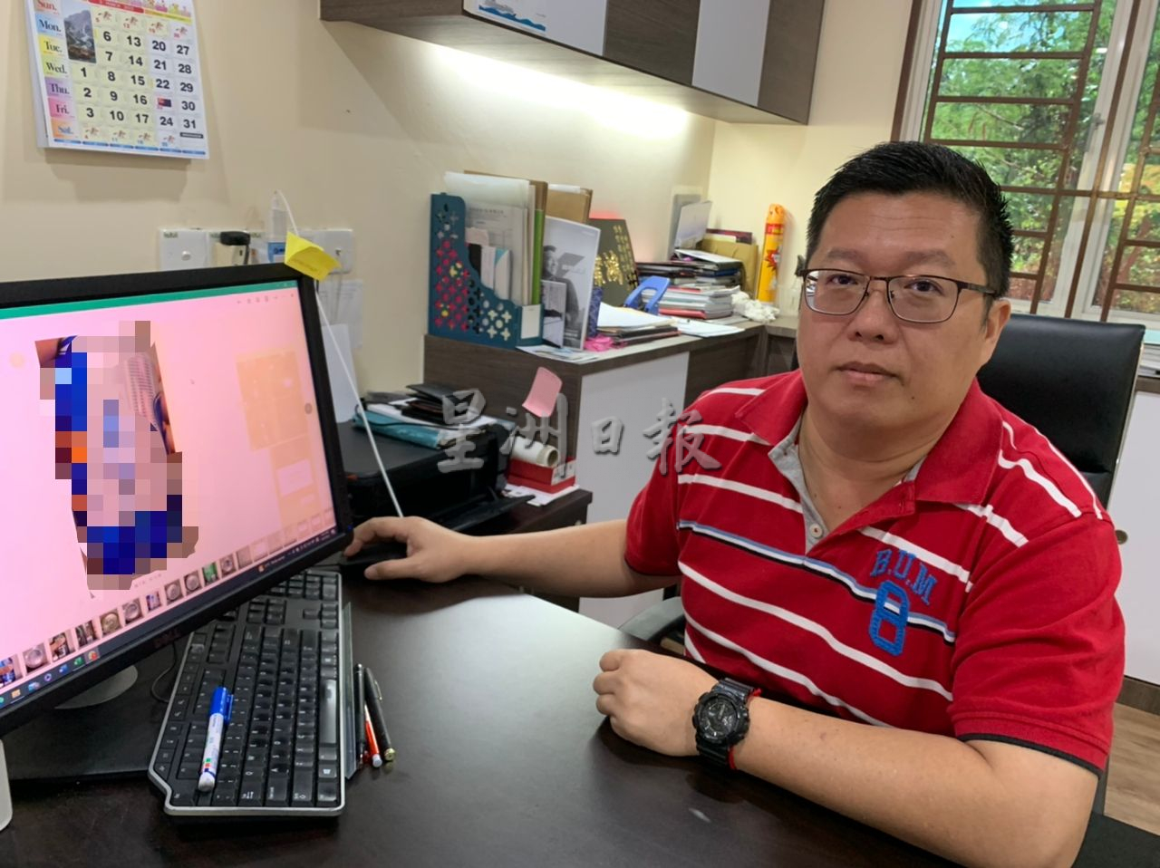 (古城第二版主文)假警官向市议员卖酒被识破 邓永森促民众提高警惕免受骗