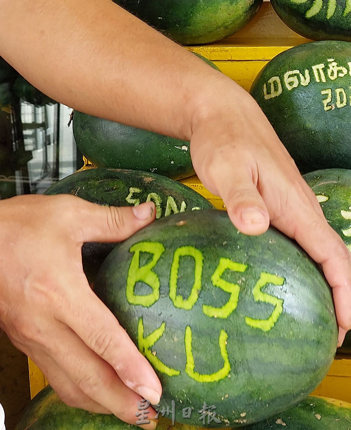 (古城第二版主文)手作的温度:雕刻西瓜