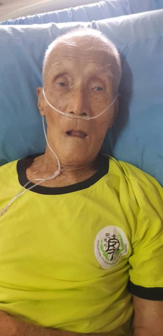 （大北马）患病老人越来越虚弱，吕建财望见家属一面