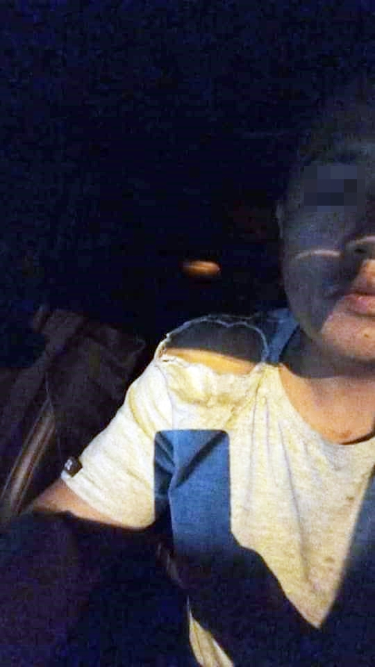 (大北马)瓜拉姆拉交警遭2人从后偷击抢走身上值钱的东西