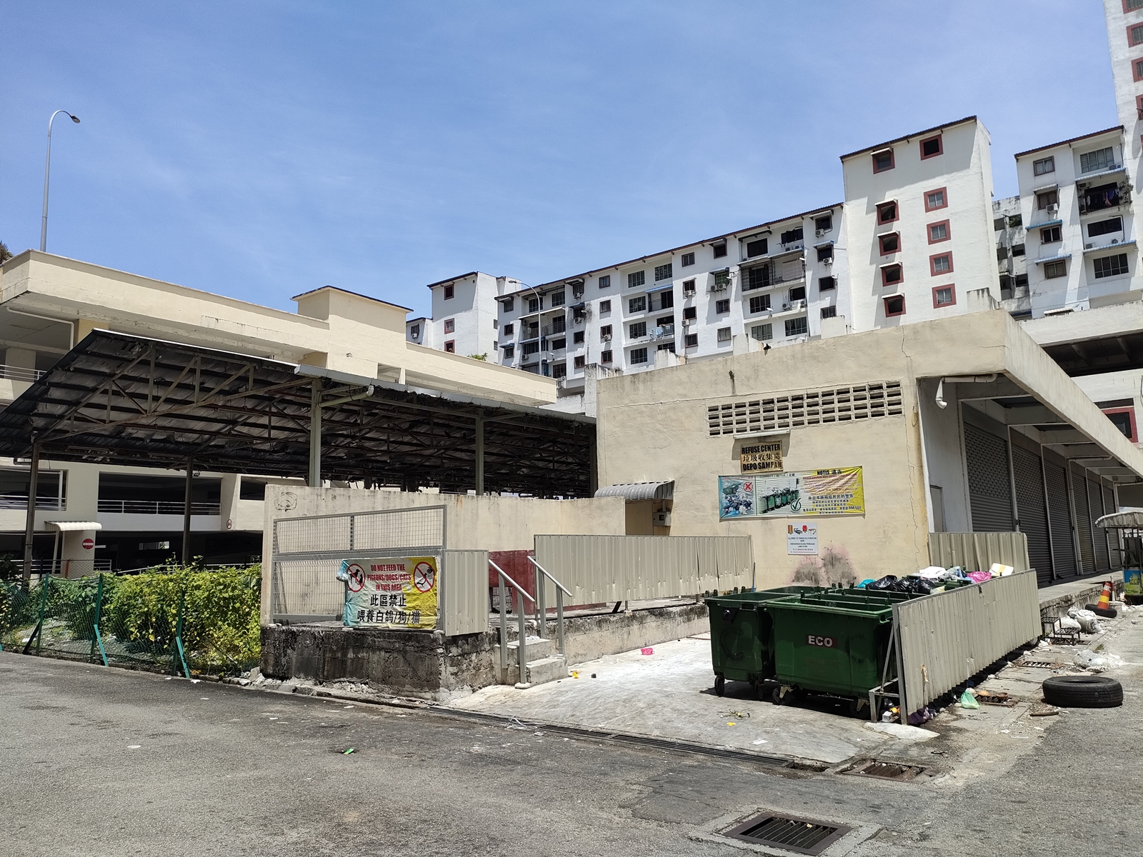 (大北马)荒废十多年 斯里绍嘉娜组屋小贩中心将重整