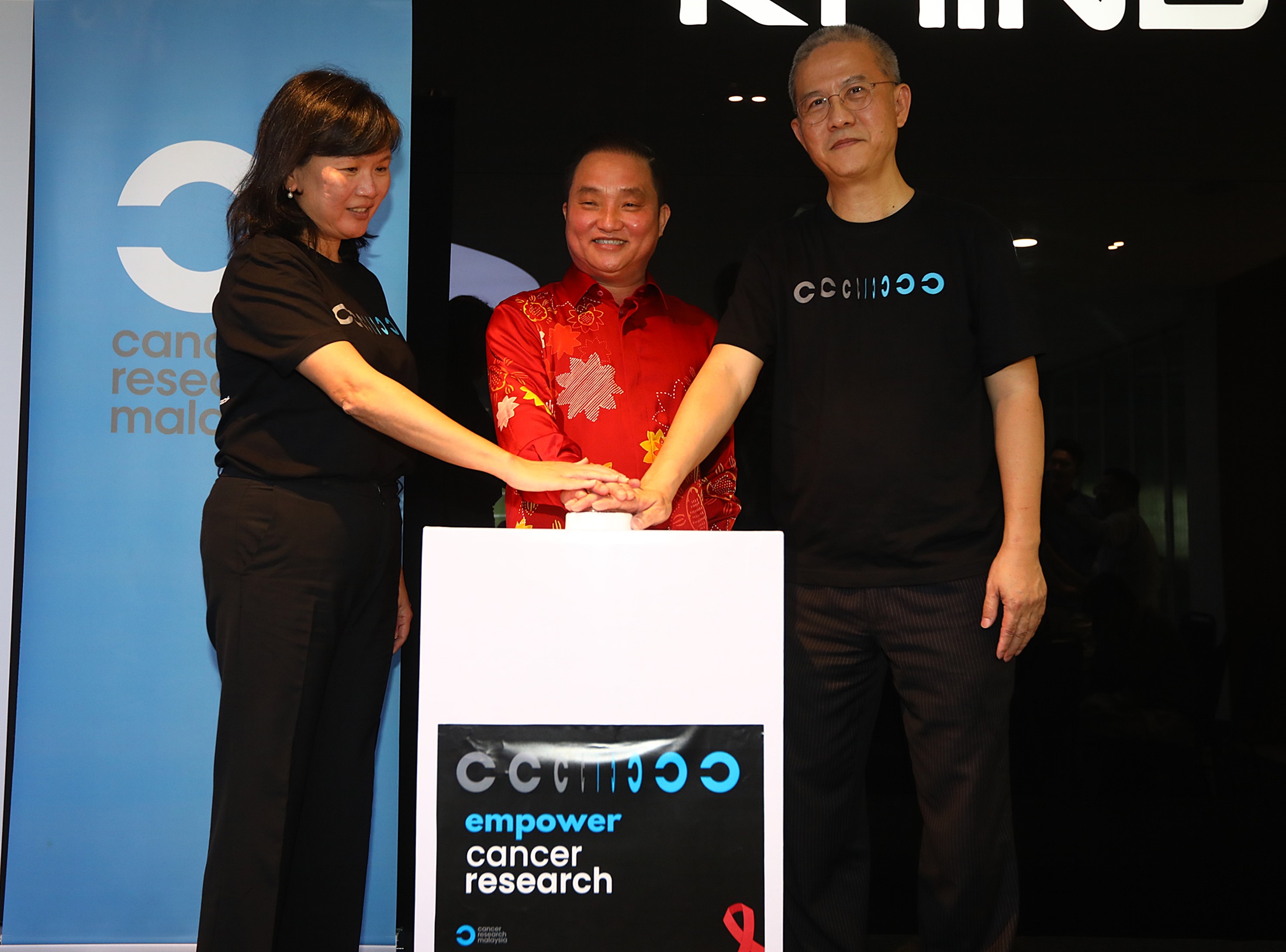 (大都会)黄瑞林出席“给力癌症研究”众筹运动/2图