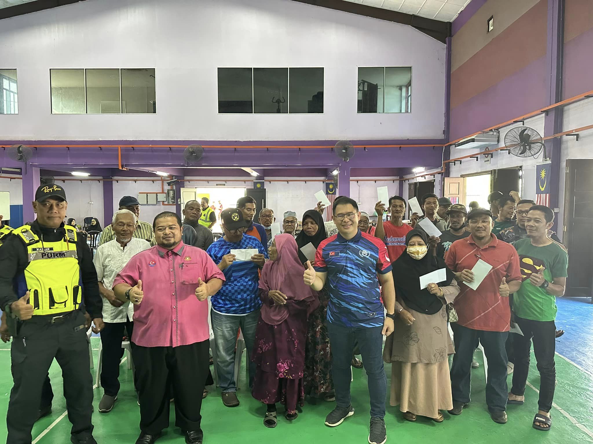 (已签发)柔:林添顺:水灾援助金已正式发放,各县署将加快发放脚步
