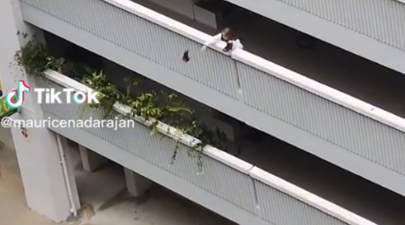 (已签发)柔:狮城二三事:狮城义顺女子组屋抛鞋下楼 网民议论纷纷