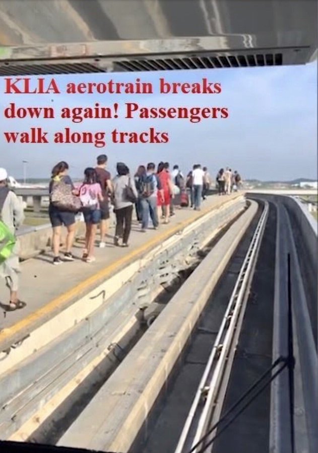 KLIA接驳电车故障|5年前日晒 今天雨淋 黄泉安:陆兆福气到冒烟