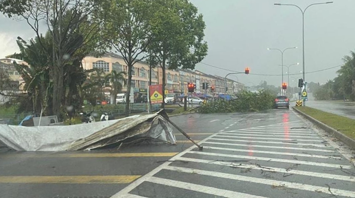 NS芙蓉:“狂雨加妖风”;芙蓉、汝来多区倒树、倒灯柱、下冰雹