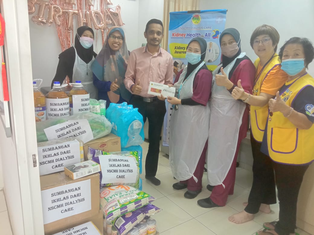 ns:森华专科医院洗肾部安顿永平分院病人到邻近医院洗肾也筹募物资捐受影响员工