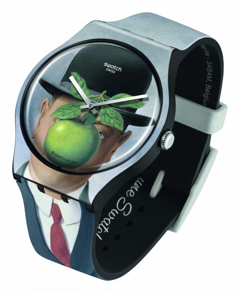 Swatch 把艺术名画嵌入表中，戴在手上