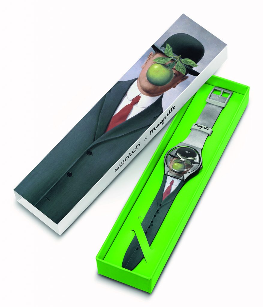 Swatch 把艺术名画嵌入表中，戴在手上