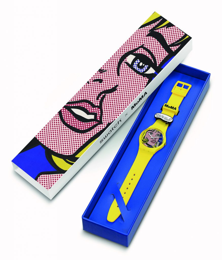 Swatch 把艺术名画嵌入表中，戴在手上