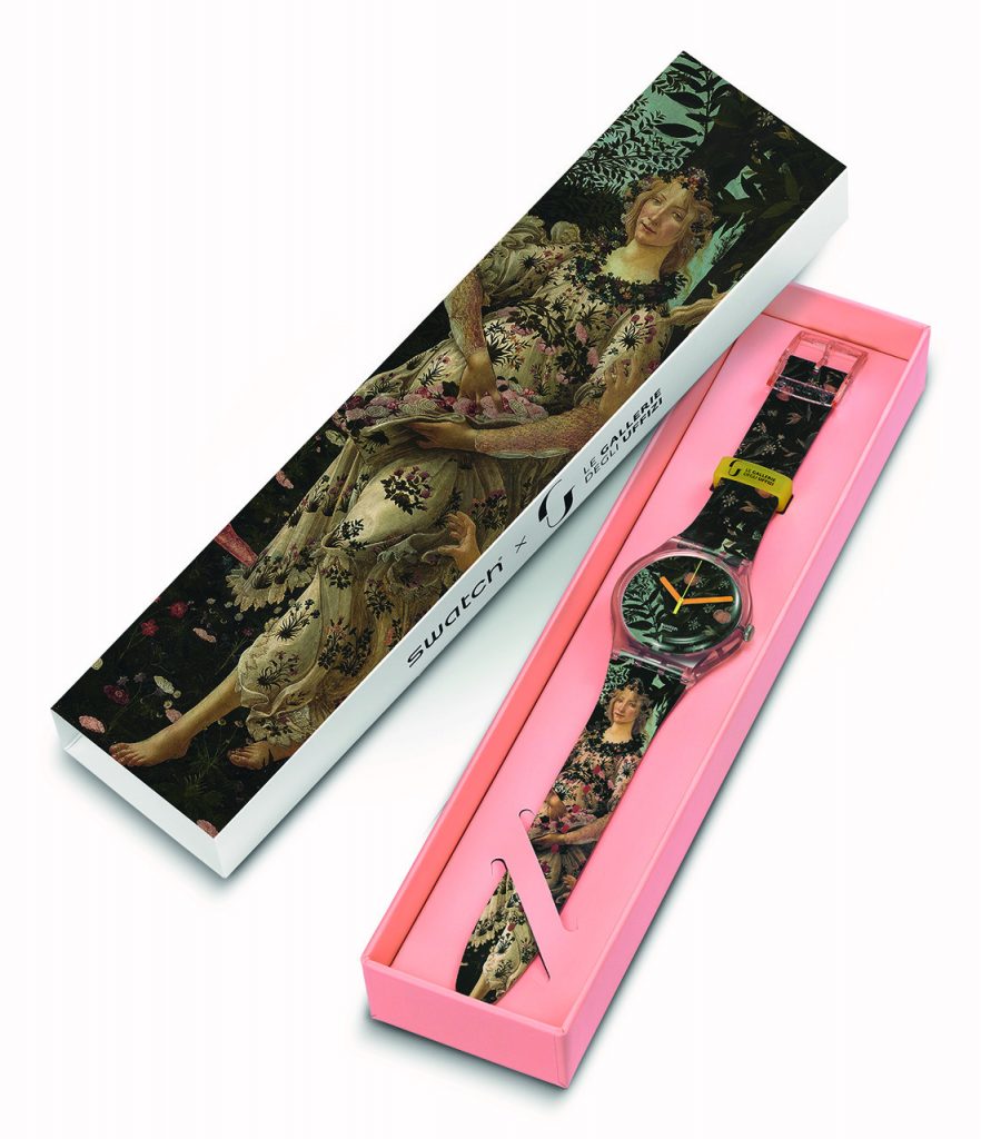 Swatch 把艺术名画嵌入表中，戴在手上