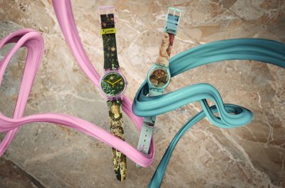 Swatch 把艺术名画嵌入表中，戴在手上