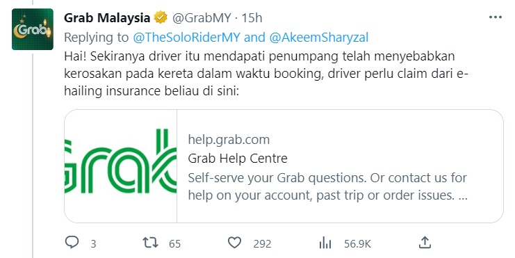 18岁青年开车门没注意撞到Honda!“车主要我赔RM6500拒分期付款”