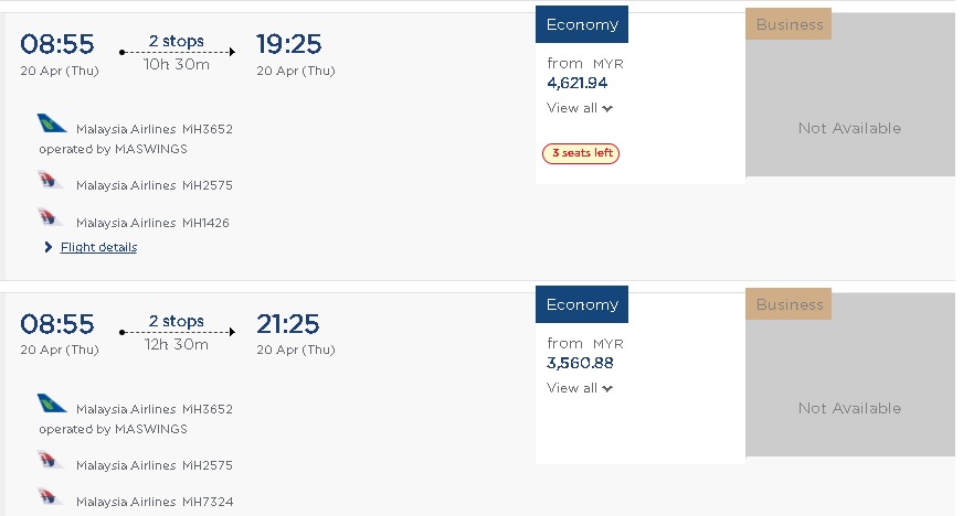 420诗巫飞哥市机票 4人共上万令吉掀议   