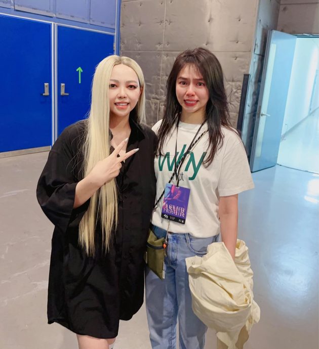 ​合照张惠妹表情超冏   夏于乔完美诠释哭笑不得