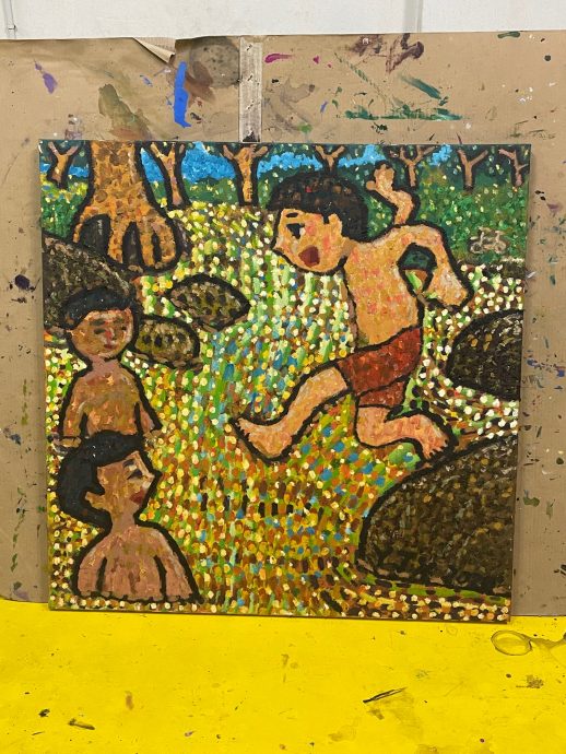 ★4月13日见报／有故事的人|教特殊儿画画 到他们开画廊