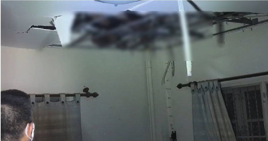 一抬头与男尸对视!他全身焦黑「卡天花板」 诡异惨死废弃别墅